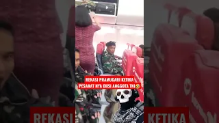 REKASI SALAH TINGGKAH PRAMUGARI 🤣 #kopassus #shortpants #tni #shortshorts #tniad #tniindonesia