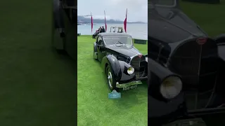 Spotting an Original Bugatti 57SC Atlantic La Voiture Noir #shorts