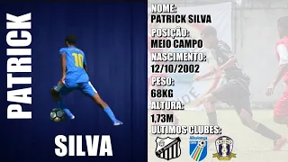DVD- Patrick Silva 2002 | Meio-campo | Jogador de Futebol | Atualizado 2022
