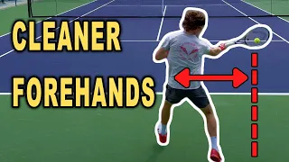 Stop getting JAMMED on your FOREHAND - 3 step process