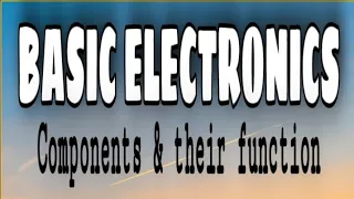 Basic electronics components & it's symbol