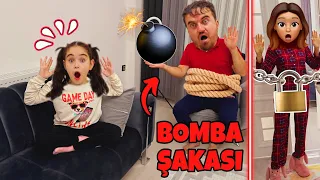 ELİFE BOMBA PATLADI ŞAKASI YAPTIK !! İNTİKAM ALDI NAPTI? بابا جاب لي بالون - جنى مقداد | طيور بيبي