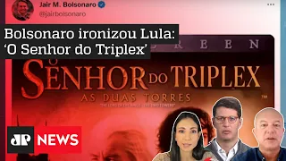 Salles, Motta e Amanda comentam ironia de Bolsonaro com dicas de filmes apresentados por Lula