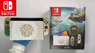 New! Full Unboxing - Nintendo Switch The Legend of Zelda: Tears of the Kingdom Edition