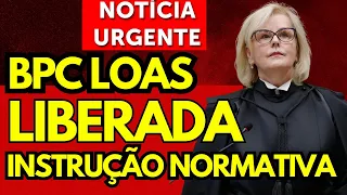 EMPRÉSTIMO BPC LOAS - LIBERADA INSTRUÇÃO NORMATIVA! URGENTE! CARLOS LUPI VAI PUBLICAR HOJE! CONFIRA!