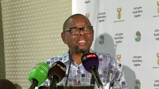 Minister Blade Nzimande briefs media on The State of Readiness of the 2024 Academic Year.