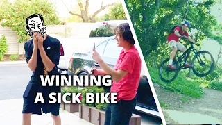 Mountain bike surprise! - The first winner