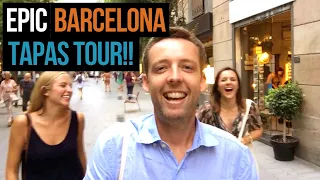 BEST Tapas in Barcelona! 🙌 We visit 8 AMAZING tapas bars!