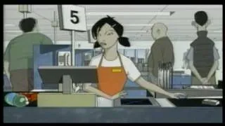 Winterfresh gum commercial 2002 checkout girl