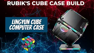 LIVE - The Lingyun RUBIKS CUBE PC Computer case RGB Gaming Build featuring lingyun M-ATX / Mini-ITX