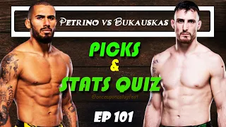 UFC Picks & Stats Quiz: Vitor Petrino vs Modestas Bakauskas | Fight Breakdown | EP 101