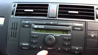 Ford 6000CD System - 60 second how to change the clock