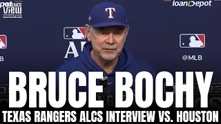 Bruce Bochy talks Playing for Houston in 1978-1980, Max Scherzer Comeback & "Gritty" Texas Rangers