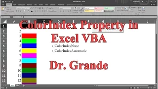 Setting and Identifying Cell Color with ColorIndex Property in Excel VBA