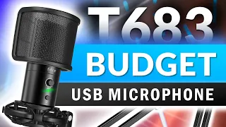 BUDGET Friendly Microphone | T683 FIFINE USB Microphone Kit Review and Setup
