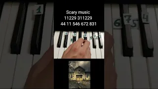 Scary music on piano that everyone heаrd (Tili tili bom) 🎹 easy tutorial