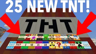 THIS ADDS 25 NEW TNT INTO MINECRAFT! Here’s what they do... (Map review)