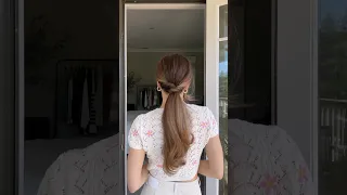EASY TWISTED PONYTAIL HACK