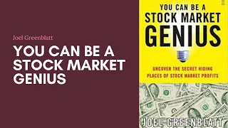 Summary of "You Can Be a Stock Market Genius" by Joel Greenblat