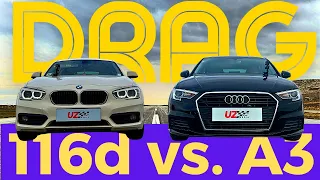 Drag Race: Audi A3 1.0 TFSI vs. BMW 116d