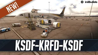 MSFS LIVE | Real World UPS OPS | iniBuilds A300 | *NEW* XWind Studios Chicago Rockford (KRFD)