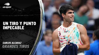 Carlos Alcaraz Marca un Punto Impecable | 2023 US Open