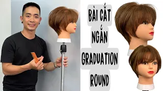 Cắt tóc ngắn Pexie (học viện Tân thượng Hải)