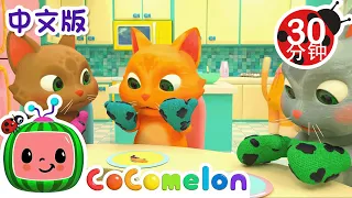 三只小猫 | 大合集 | 經典熱門兒歌 | Kids Song | 動畫 | 童謠 | 儿童学习 | 卡通片 | CoComelon 中文 | Nursery Rhymes