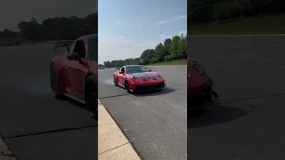 PORSCHE GT3 BURNOUT!!!