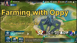 LET'S PLAY WITH OPPY#3 !!!!!! Just farming war planet online