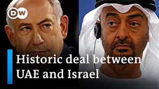 West Bank annexation suspended? Israel-UAE relations normalized under US-brokered deal | DW News