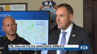 LIVE: FBI, Dallas police giving update on joint operation, arrests