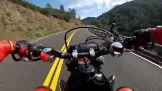 DRZ400sm - Yamaha R1 chase