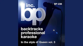 Good Old Fashioned Lover Boy (Karaoke Instrumental Track) (In the Style of Queen)