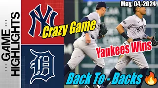 Yankees vs Tigers [TODAY] Highlights | Yankees Crazy Game [Back To - Backs] 💥 Yankees Wins