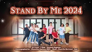 Stand By Me 2024 | Absolute Beginner Line Dance - Demo by : Amare Suvarna