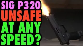 SIG P320: UNSAFE at Any Speed! (Drop Test Fails)