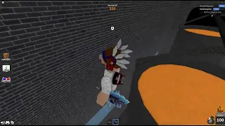 How to get up in lava bucket in MM2! | Roblox