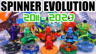 The Evolution of LEGO Ninjago Spinners! ALL Types 2011 - 2023