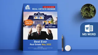 How to Make a Real Estate Flyer Design in Microsoft Word ⬇ FREE DOWNLOAD