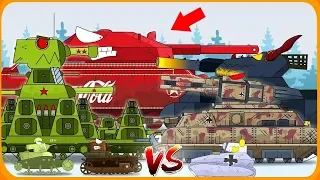 Fight for the Christmas tree - Cartoons about tanks [New]