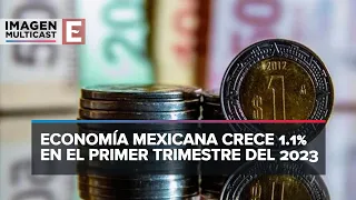 Economía mexicana crece 1.1% en el primer trimestre del 2023