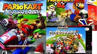 Mario Kart 64/Double Dash Snow Land/Sherbet Land SNES Style