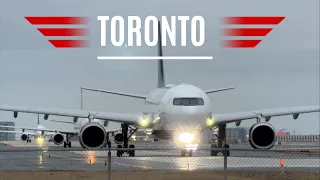 TORONTO PLANE SPOTTING! Heavy Traffic at YYZ [4K]