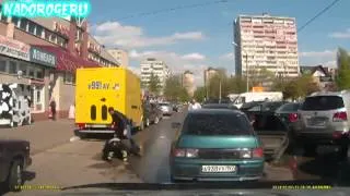 Авто Приколы Юмор Подборка Декабрь 2014 Car Humor Compilation #68.mp4