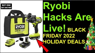 🔥Ryobi Buy 1 Get 1 FREE LIVE 1/2 High Torque Impact Wrench??🎅🎄 Black Friday 2022 Holiday Deals