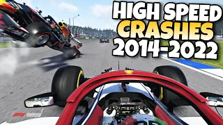 F1 HIGH SPEED CRASHES 2014 - 2022 #10