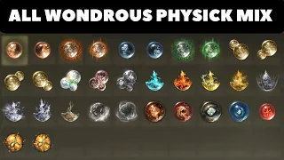 ALL WONDROUS PHYSICK MIX TEAR IN ELDEN RING (ALL CRYSTAL TEARS IN ELDEN RING)