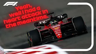 A Near Heart Attack For Leclerc And The Best Team Radio | 2023 United States Grand Prix | Paramount+