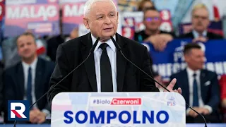 Jarosław Kaczyński w Sompolnie: Unia powinna być dla ludzi, nie przeciw ludziom